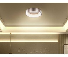 Beliani LED lubinis šviestuvas DAWEI metalinis šviesiai rudas