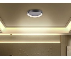 Beliani LED lubinis šviestuvas NANDING, metalinis, juodas
