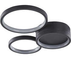Beliani LED lubinis šviestuvas AGNAT metalinis juodas