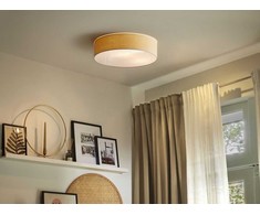 Pakabinamas šviestuvas Beliani Lampa sufitowa MAGNO Naturalny