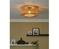 Lubinis šviestuvas Beliani Lampa sufitowa SEWA Juta Naturalny