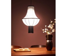 Pakabinamas šviestuvas Beliani Lampa wisząca ARAGUA Baltas