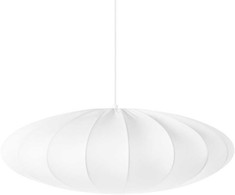 Pakabinamas šviestuvas Lampa wisząca Beliani Lampa wisząca GUACARA Baltas