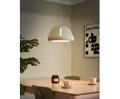 Pakabinamas šviestuvas Beliani Lampa wisząca JOKU Metal Jasnobeżowy