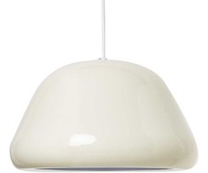 Pakabinamas šviestuvas Beliani Lampa wisząca JOKU Metal Jasnobeżowy