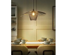 Pakabinamas šviestuvas Beliani Lampa wisząca LUNGA Metal Juodas