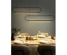 Pakabinamas šviestuvas Beliani Lampa wisząca LOGONE Metal Juodas