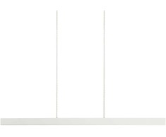 Pakabinamas šviestuvas Beliani Lampa wisząca LED ARENAS Z pultu Baltas