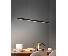Pakabinamas šviestuvas Lampa wisząca Beliani Lampa wisząca LED CANDELERO Z pultu Juodas