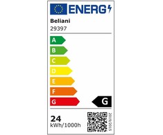 Pakabinamas šviestuvas Beliani Pakabinamas LED šviestuvas ANKOBRA metalinis juodas
