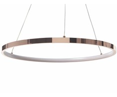 Beliani Lumarko pakabinamas šviestuvas LED metalinis pakabinamas šviestuvas ø 50 cm rožinio aukso JORDANIJA!