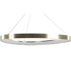 Beliani LED pakabinamas šviestuvas KRABURI metalinis auksinis