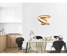 Pakabinamas šviestuvas Žibintas Beliani Lumarko Hanging lempa LED aukso WANLI!