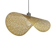 Pakabinamas šviestuvas Beliani Lampa wisząca KRISHNA Metal Auksinis