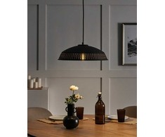 Pakabinamas šviestuvas Beliani Lampa wisząca MINILLAS Metal Juodas