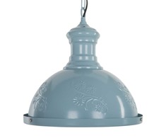 Pakabinamas šviestuvas Lampa wisząca Beliani Lampa wisząca metalo sp. mėlyna DIDESSA