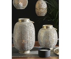 Beliani Lampion 30 cm metalo aukso LANTAU