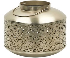 Beliani Lampion CORFU Metal 22 cm Auksinis