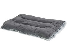 Beliani ERGANI guolis, veliūrinis, pilkas