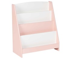 Beliani Lentyna na książki 4 półki LILOET MDF 70 cm Pastelinis róż