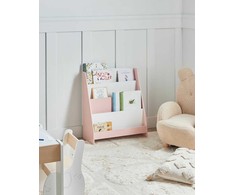 Beliani Lentyna na książki 4 półki LILOET MDF 70 cm Pastelinis róż