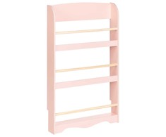 Beliani Lentyna siena LILOET MDF 100 cm Pastelinis rožinė