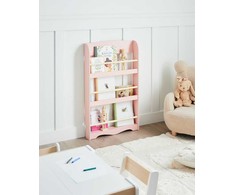 Beliani Lentyna siena LILOET MDF 100 cm Pastelinis rožinė