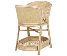 Lova Beliani Vaikiška lovelė Rattan LAGRASSE 50 x 70 cm natūrali