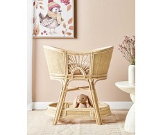 Lova Beliani Vaikiška lovelė Rattan LAGRASSE 50 x 70 cm natūrali