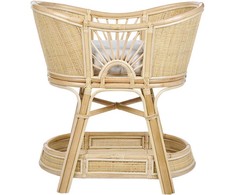 Lova Beliani Vaikiška lovelė Rattan LAGRASSE 50 x 70 cm natūrali