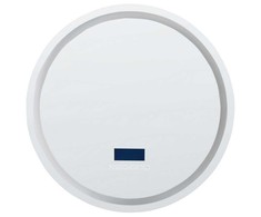 Beliani Vonios veidrodis su LED apšvietimu BROGNON 60 cm, integruotas „Bluetooth“ garsiakalbis, sidabrinis