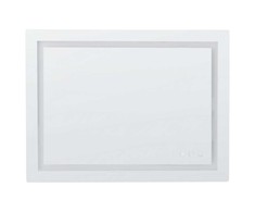 Beliani Vonios veidrodis su LED apšvietimu PRENOIS 80 x 60 cm, sidabrinis