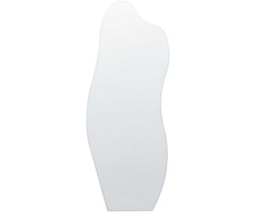Beliani Sieninis veidrodis ESTANG 50 cm 140 cm sidabrinės spalvos