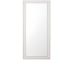 Beliani Sieninis veidrodis MAULEON 50 cm 130 cm kreminės spalvos