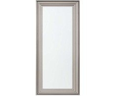 Beliani Sieninis veidrodis CHATAIN 50 cm 130 cm sidabrinės spalvos
