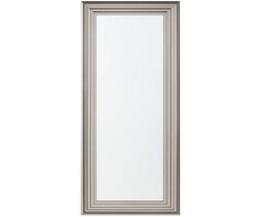 Beliani Sieninis veidrodis CHATAIN 50 cm 130 cm sidabrinės spalvos