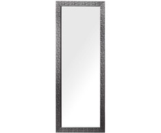 Beliani AJACCIO sieninis veidrodis 50 cm 130 cm sidabrinis