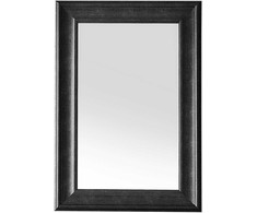 Beliani Sieninis veidrodis LUNEL 60 cm 90 cm juodas