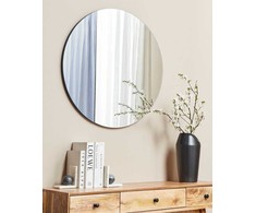 Beliani Sieninis veidrodis CHARRON 80 cm, mėlynas