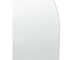 Beliani Sieninis veidrodis ANNECY 50 cm 75 cm sidabrinis