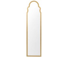 Beliani Pastatomas veidrodis CHATILLON 150 cm auksinis