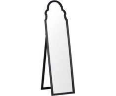 Beliani Pastatomas veidrodis CHATILLON 150 cm Juodas