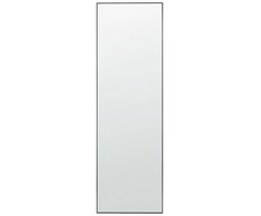 Beliani Pastatomas veidrodis BEAUVAIS 156 cm metalinis juodas