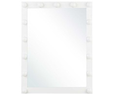 Beliani Voninis LED veidrodis ODENAS 50 cm 60 cm baltas