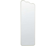 Beliani Sieninis veidrodis ABZAC 45 cm 145 cm metalinis, kreminės baltos spalvos