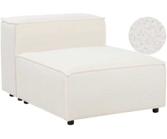 Sofa Beliani Vienvietis modulis ARDAL, bouclé, sulaužyta balta