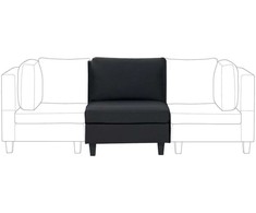 Sofa Beliani Vienvietis modulis UNSTAD juodas
