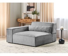 Sofa Beliani Kampinis modulis HELLNAR dešininis pilkas