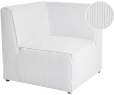 Sofa Beliani Kampinis modulis LEMVIG, kreminės spalvos, velvetinis