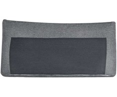 Beliani Išskleidžiama kampinė sofa KARILA, 3 vietų, tamsiai pilka, su patalynės dėže, kairinė